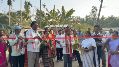 দুধনৈ: দুধনৈত  ১৯টাকৈ আঁচনিৰ শুভ উদ্বোধন কৰে ৰাভা হাছং স্বায়ত্ব শাসিত পৰিষদৰ মুখ্য কাৰ্যবাহী সদস্য টংকেশ্বৰ ৰাভাই
