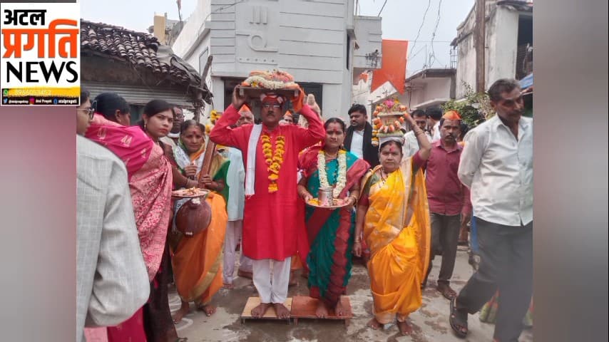भंदारगोंदी में भागवत सप्ताह का भव्य समापन, उमड़ा जनसैलाब