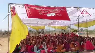 एम सी बी जिले के आंगनबाड़ी कार्यकर्ता  के द्वारा दो दिवसीय धरना प्रदर्शन और कलेक्टर को ज्ञापन सौंपेंगे