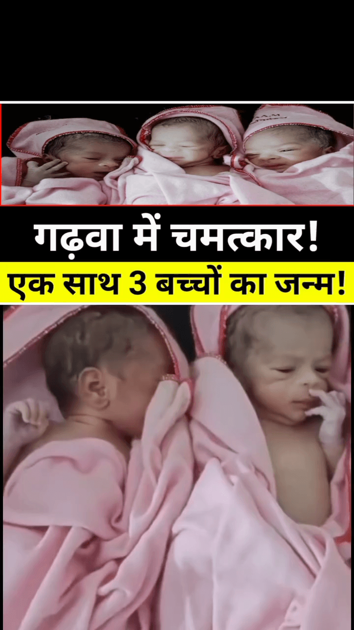 गढ़वा से बड़ी खबर एक साथ 3 बच्चों का जन्म! #garhwa #garhwanewstoday #breakingnewsgarhwa #garhwanewstoday