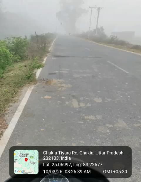 सुबह 9 बजे तक छाये रहे कुहरा।