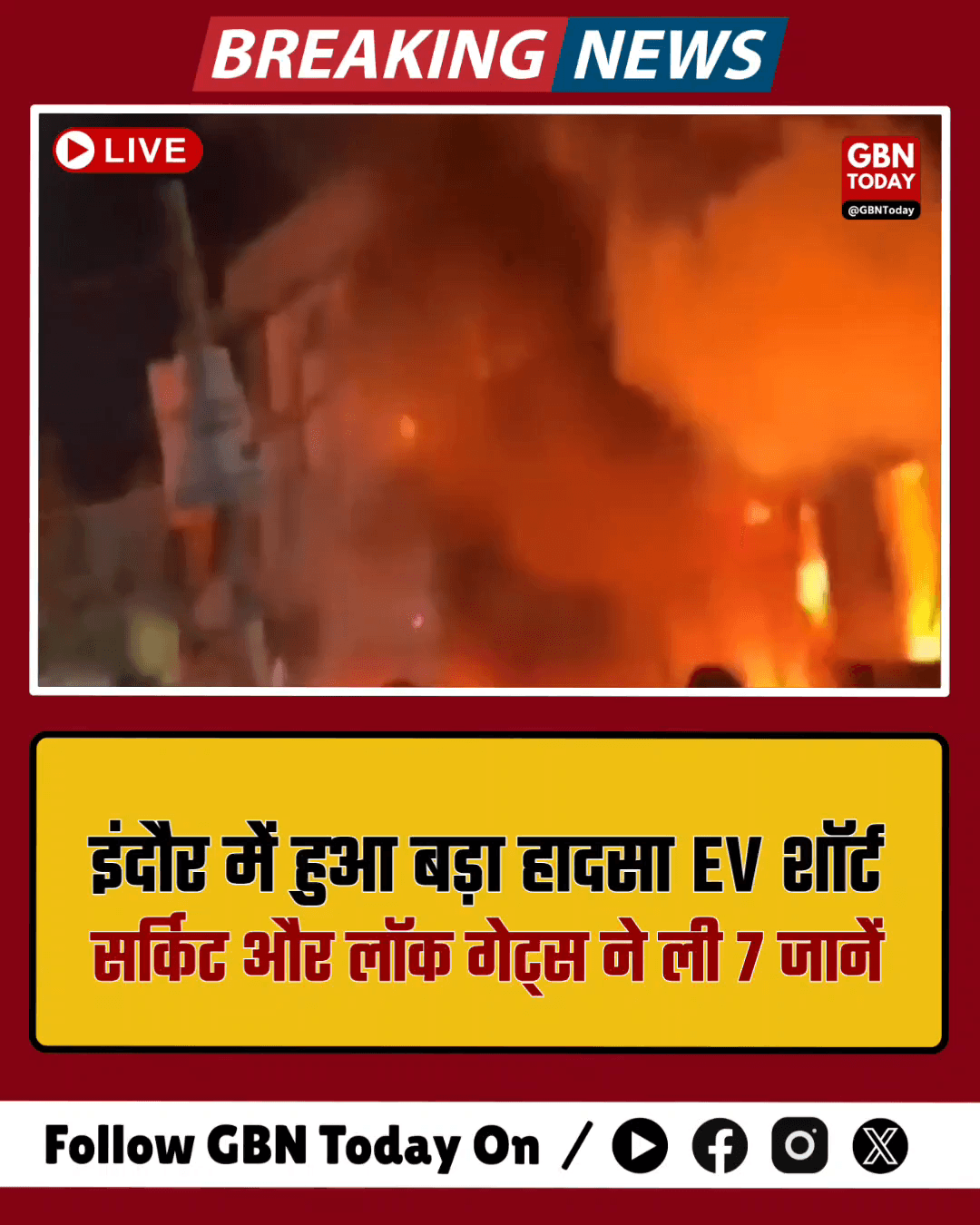 इंदौर हादसा: EV शॉर्ट सर्किट और लॉक गेट्स ने ली 7 जानें
#IndoreTragedy #EVSafety #ShortCircuit #FireAccident