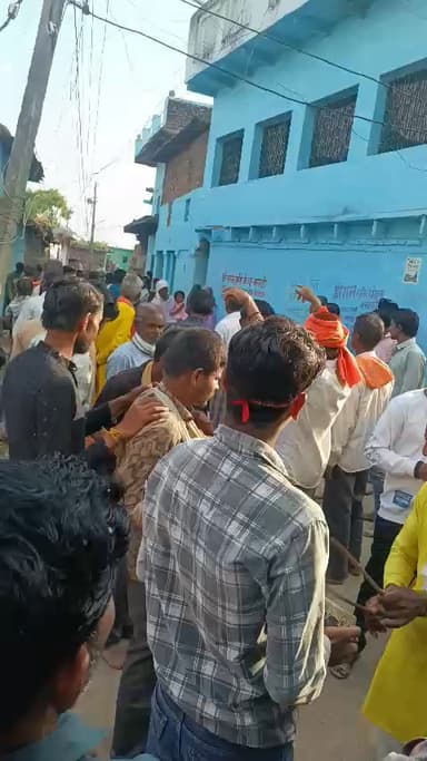 गणेशपुर मे रामनवमी ज्वारे बिसर्जन का जुलूस