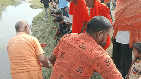 आखंड पूजा जलभरि यात्रा समारोह कुंडा टोला महावीर बिगहा