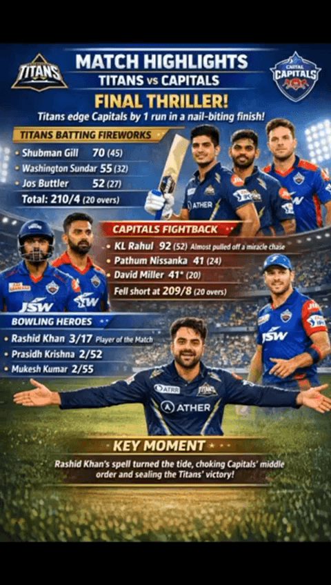 Miller और Rahul दोनों छाए 💥 लेकिन जीत गया Gujarat 😱


#IPL2026 #DCvsGT #KLRahul #DavidMiller #IPLThriller