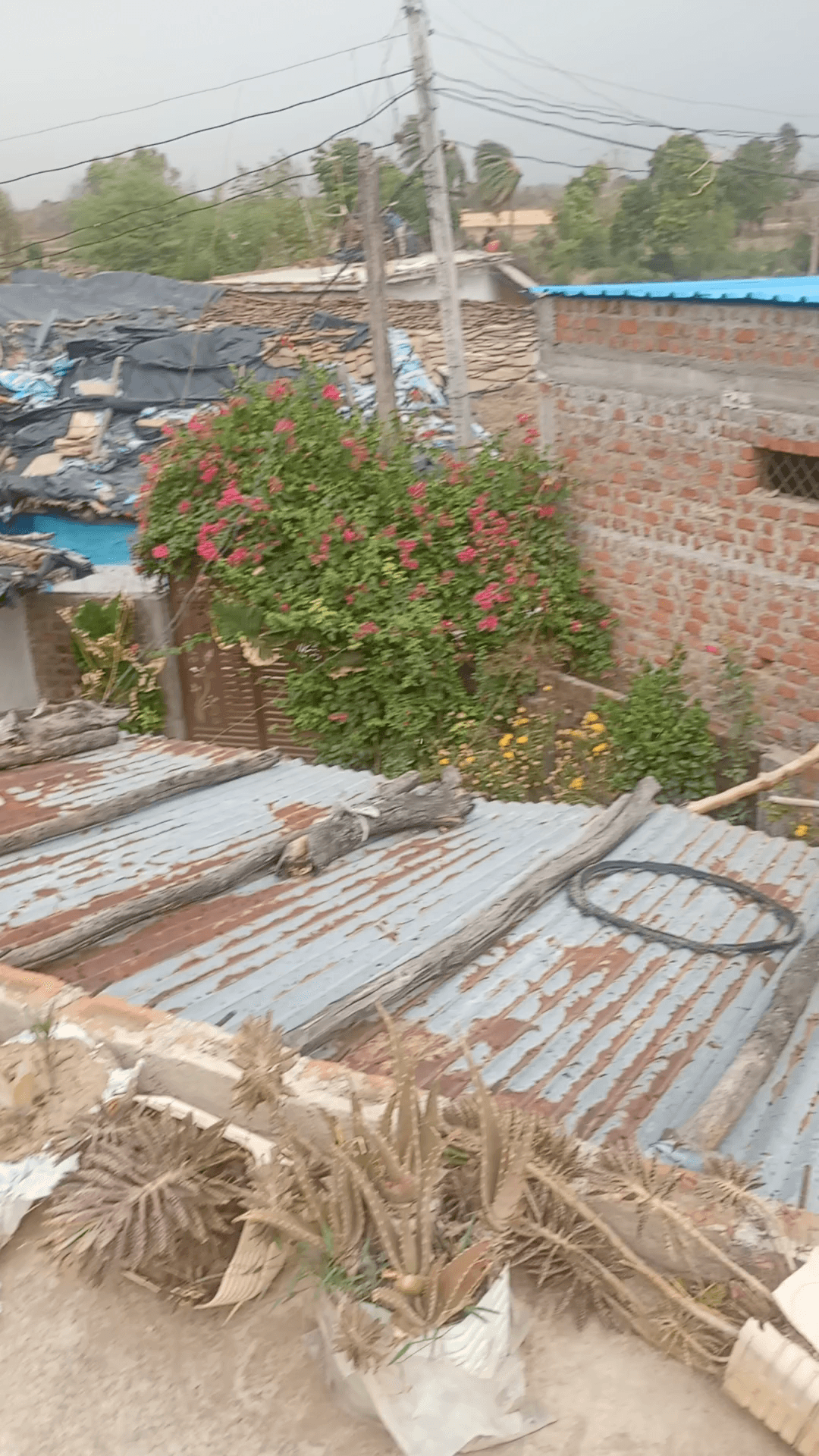 #vidisha jile ke teshil teyoda ke gao gram richhai me 2 / 5 / 2026 chali haba tatha adhi tufan#