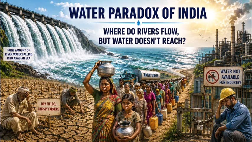 The Water Paradox Of India 

#watermanagement #water #crisis #india