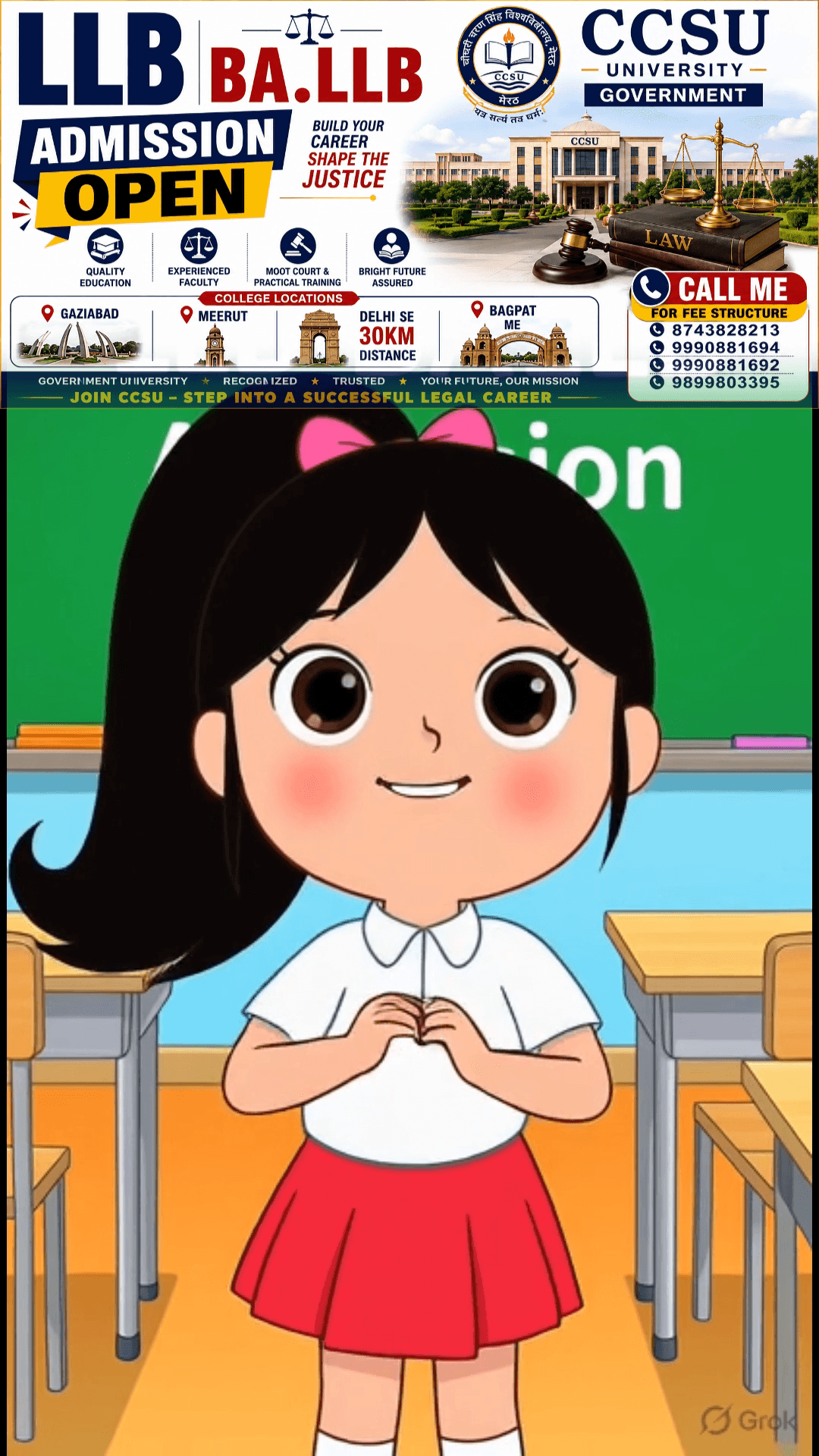 Admission Open LLB , BA.LLB 
I AM ISHU GUPTA DIRECT ADMISSION KE LIYE WHATSAPP ME

#LLB #educationforall