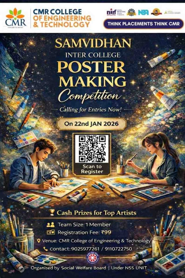 poster making competition (22 జనవరి 2026 నుండి 22 01 2026 వరకు)