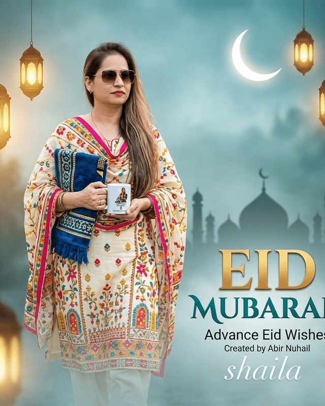 shaila beauty zone ki taraf sai mere sabi hindu muslim bhaiyeo ko eid ki mubarakbad sab kuch rahai aameen