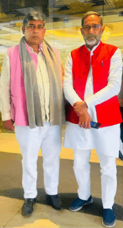 <nis:link nis:type=tag nis:id=आज nis:value=आज nis:enabled=true nis:link/> दिल्ली में साथी राष्ट्रीय प्रवक्ता श्री राजकुमार भाटी जी से शिष्टाचार मुलाकात की।