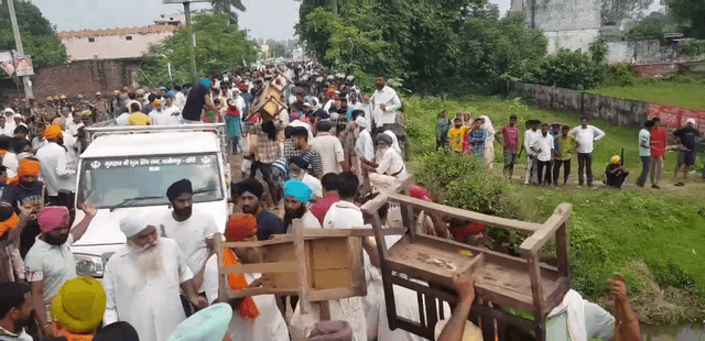 किसानों के सम्मान में भीम आर्मी मैदान में