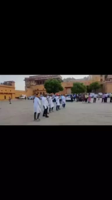 A flash mob celebrates "Sustainable Development under the Leadership of Women" at the historic #AmerFort as the Women 20 (#W20) delegates visited the fort today.

#G20India