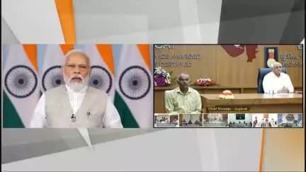 Watch l PM Modi participates in a programme marking completion of 20 years of SWAGAT in Gujarat.
