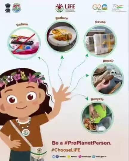 Follow the 5 R's of waste management. <nis:link nis:type=tag nis:id=ChooseLiFE nis:value=ChooseLiFE nis:enabled=true nis:link/>.