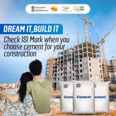 Build Your Dream Home with Supreme #quality and #safety: Choose Only ISI Marked Certified Cement