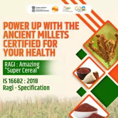 Boost your immunity by including certified Ragi millets into your diet.
#healthydiet  #healthymillets