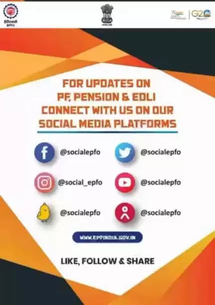 Stay connected with <nis:link nis:type=tag nis:id=EPFO nis:value=EPFO nis:enabled=true nis:link/> through our social media platforms and get updates on <nis:link nis:type=tag nis:id=PF nis:value=PF nis:enabled=true nis:link/>, pension and EDLI