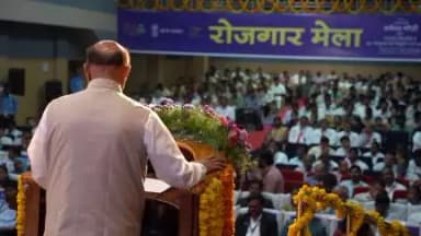 @Dr Bhagwat Kishan Rao Karad garu addressing #RozgarMela program on 13.06.2023 at Vijayawada, SLBC-Union Bank of India
