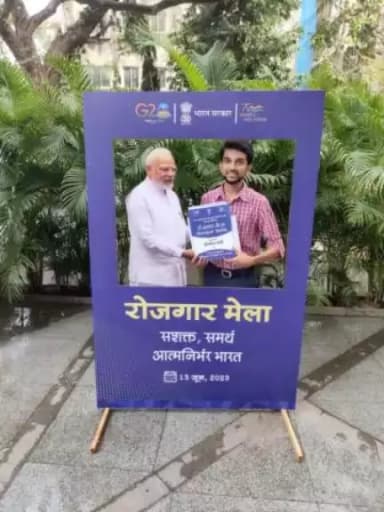 6th Rozgar Mela at Yashwantrao Chavan Centre, Mumbai organized by Bank of Maharashtra