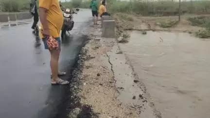 # biparjoy tufan/barish se aaya Pani #narsinghpura #marwarjunction #pali #rajasthan #india