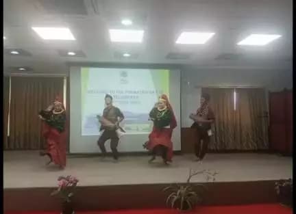 Cultural dances of Sikkim & Telangana presented by local artists during celebration of   Telangana Statehood Day Gangtok