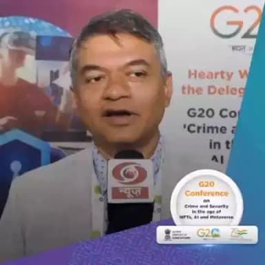 Shri Vinayak Godse, CEO, DSCI expresses his happiness to have a dedicated conference on crime and security. #G20CCS