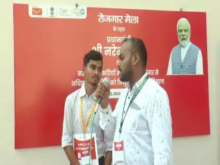 Glimpses of the feelings shared by new recruit at Rozgar Mela 9 organised by Dept of Posts at Siliguri on 26.9.23