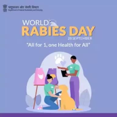 On this World Rabies Day, let us unite in the fight against this preventable disease. Raise awareness to vaccinate against rabies and protect everyone #WorldRabiesDay #allfor1onehealthforall #rabiesvaccination #animalhealth #animalhusbandry