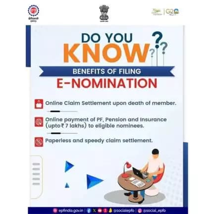 Choose the process of filing e-Nomination for speedy claim settlement.

<nis:link nis:type=tag nis:id=epfo nis:value=epfo nis:enabled=true nis:link/> <nis:link nis:type=tag nis:id=SocialSecurity nis:value=SocialSecurity nis:enabled=true nis:link/> <nis:link nis:type=tag nis:id=PF nis:value=PF nis:enabled=true nis:link/> <nis:link nis:type=tag nis:id=pensions nis:value=pensions nis:enabled=true nis:link/> <nis:link nis:type=tag nis:id=insurance nis:value=insurance nis:enabled=true nis:link/> #