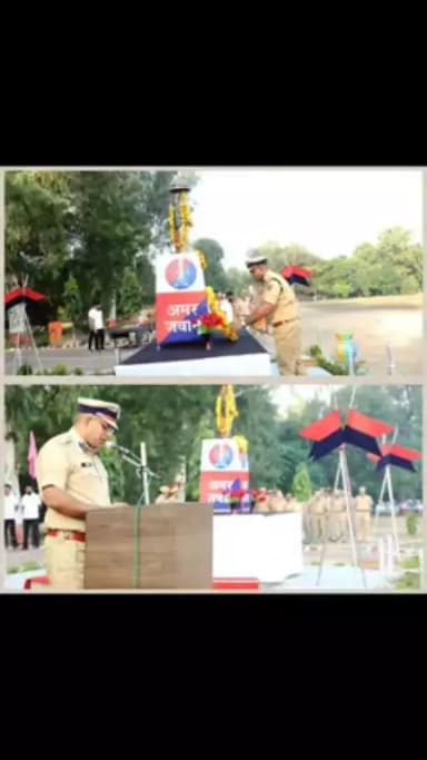 पुलिस शहीद दिवस के अवसर पर रिजर्व पुलिस लाइन श्रीगंगानगर में शहीदों को सलामी दी जाकर पुष्पांजलि अर्पित की गई। इसके उपरांत वृक्षारोपण कर रक्तदान शिविर का आयोजन किया गया।