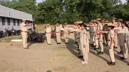 रिजर्व पुलिस लाइन सलंबर में राष्ट्रीय एकता दिवस मनाया गया।