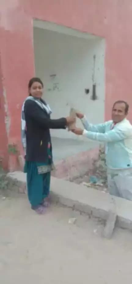 100 plants distributed under green and healthy election in PS Bajju