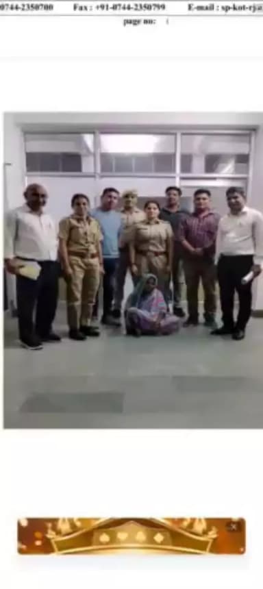 कोटा शहर पुलिस थाना नान्ता की टीम द्वारा अवैध मादक पदार्थ गांजा 425 ग्राम सहित एक अभियुक्त गिरफ्तार।