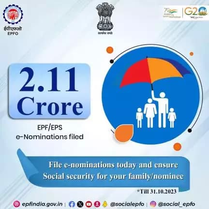 File e-nomination today and ensure social security for your family/nominee.