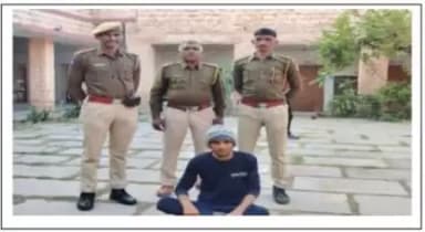 पुलिस थाना सूरसागर द्वारा 9 माह से फरार एनडीपीएस अभियुक्त गिरफ्तार