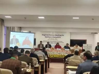 Smt. Alka Upadhyaya, Secretary, DAH&D, GoI, chaired a Regional Review meeting for Northern States/UTs today at Vigyan Bhawan, New Delhi, to evaluate the physical and financial progress of various #Schemes implemented by the DAH&D.