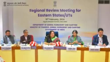 Smt. Alka Upadhyaya, Secretary, DAH&D, GoI is chairing a Regional Review meeting for Eastern States/UTs today, at Vigyan Bhawan, New Delhi to review the physical and financial progress of the various #schemes implemented by 
DAH&D.