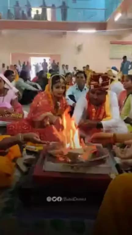 #मुख्यमंत्री_कन्या_विवाह_योजना अंतर्गत आज जिले के 185 वर-वधु बँधे परिणय सूत्र में। #baloddistrict