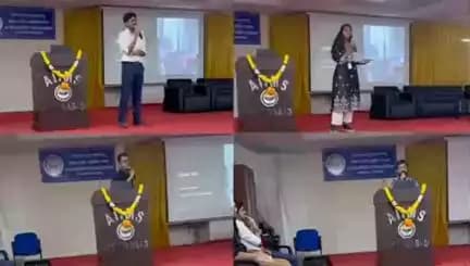 AI మానవులను భర్తీ చేయగలదా? అనే అంశంపై చర్చ నుండి ఒక సంగ్రహావలోకనం పంచుకోవడం ఈ రోజు నిర్వహించిన AI యొక్క ప్రాథమిక భావనలపై విద్యార్థి నేతృత్వంలోని సింపోజియంలో.