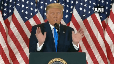 ट्रंप ने मतगणना जारी होने के बावजूद किया चुनाव जीतने का दावा #ट्रम्प