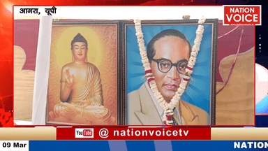 आगरा: आगरा - संसद के स्वरूप में सजेगा भीमनगरी का विशाल मंच, राज्यमंत्री ने किया भूमि पूजन