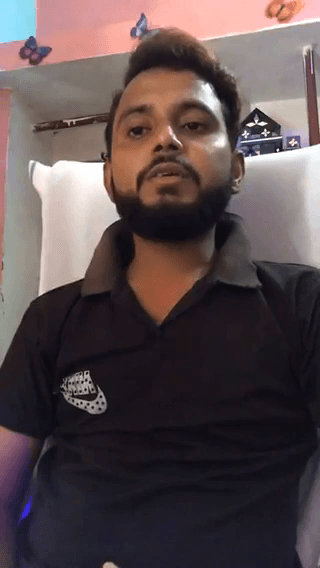 कासगंज: छात्रों के समर्थन में आये एनएसयूआई कासगंज के जिलाध्यक्ष इंजी. अमित कुमार ।