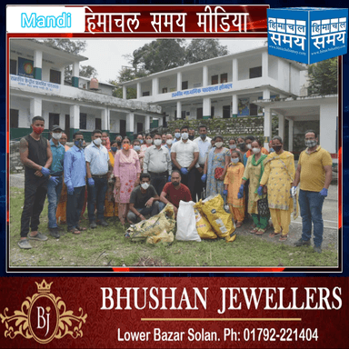 सदर विकास खंड की ग्राम पंचायत जागर में स्वच्छता अभियान