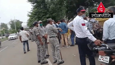 प्रदर्शन कर रहे चयनित शिक्षकों पर, प्रशासन द्वारा बल प्रयोग करने की पूरी तैयारी