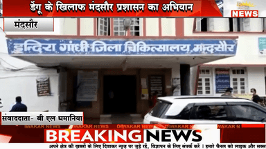 ×मंदसौर। डेंगू के खिलाफ मंदसौर प्रशासन का अभियान