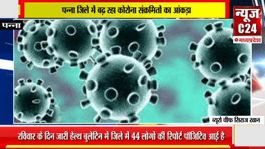 पन्ना जिले में बढ़ रहा कोरोना संक्रमितों का आंकड़ा