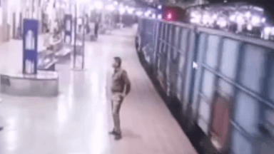 आगरा: राजा मंडी स्टेशन पर सिपाही की दुखद मौत का वीडियो, अचानक चक्कर आया और ट्रेन के पहियों के नीचे आ गया सिपाही