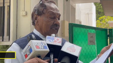 ಬೆಂಗಳೂರು ಉತ್ತರ: ನನ್ನ ವಿರುದ್ಧ ಯಾವುದೋ ಷಡ್ಯಂತ್ರ ನಡೆದಿದೆ- ವಿಧಾನಸೌಧದಲ್ಲಿ ಸಚಿವ ಈಶ್ವರಪ್ಪ