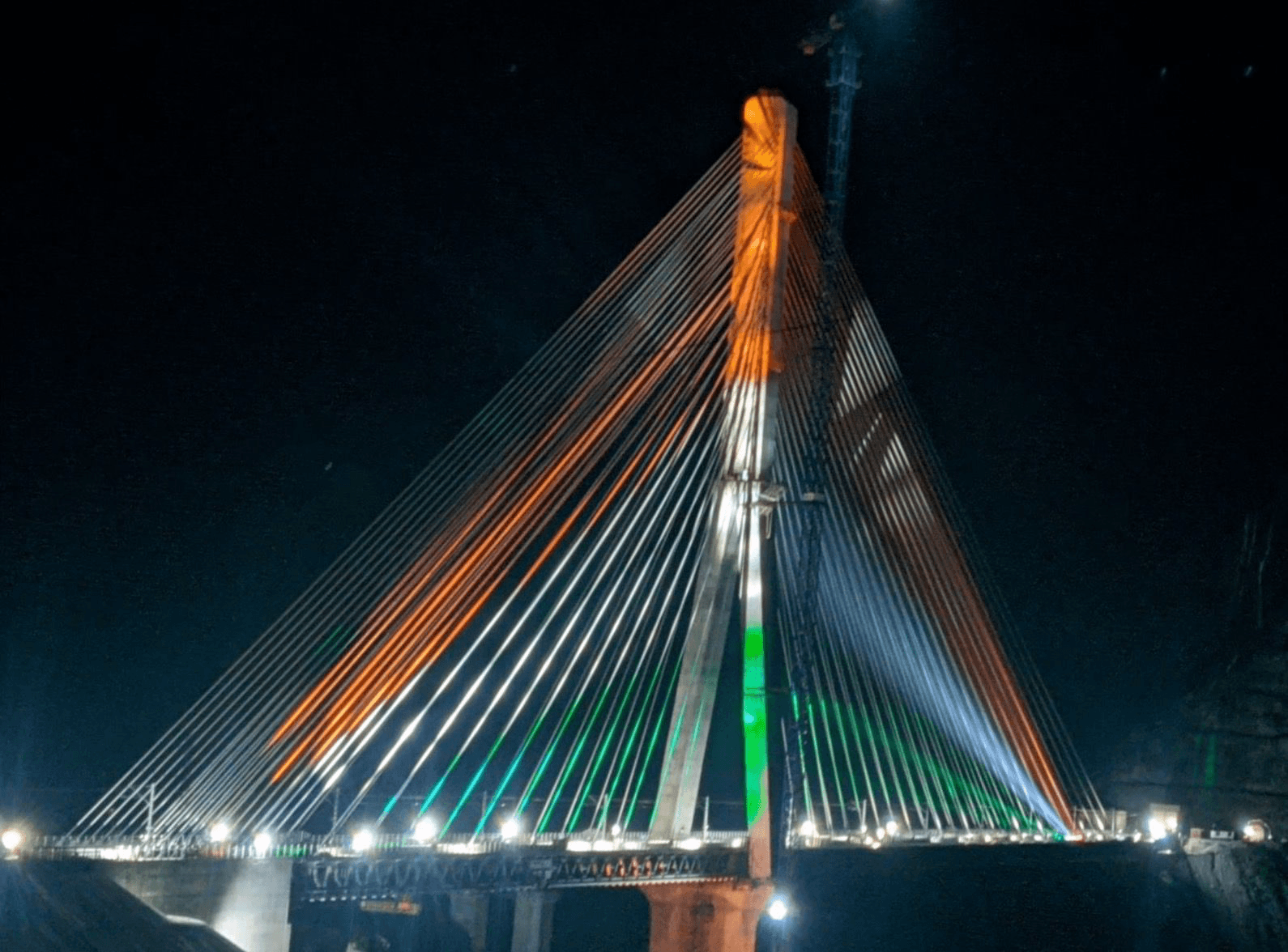 Anji Khad Bridge radiates beauty as we come together to commemorate the 78th <nis:link nis:type=tag nis:id=IndependenceDay2024 nis:value=IndependenceDay2024 nis:enabled=true nis:link/>. 🇮🇳